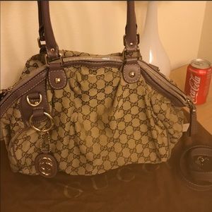 Gucci bag. Suky Violet shoulder handbag